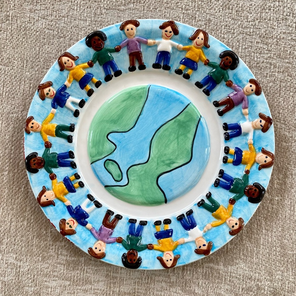 Children Around the World Plate 8”